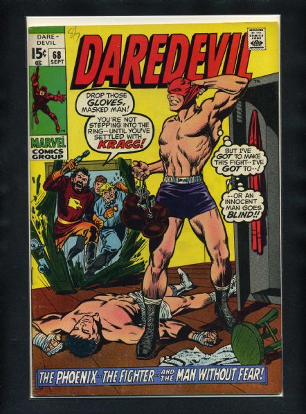 Daredevil #68 F/VF 1970 Marvel 1st Kid Gawaine Comic Book